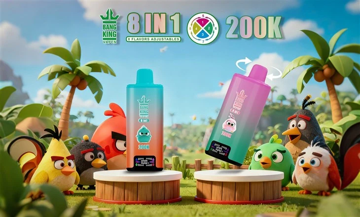 Bang King 200000 Puff Vape 8 in 1 tatlar